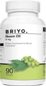 BRIYOSIS Neem Oil- Dietray supplement for Blood Purification (90 No)
