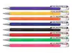 Pentel Mattehop 1.0 MM Roller Gel Pen | Bright Colours | Opaque Ink | Ideal For DIY Art & Decorative Writing (K110-V) (8 Colours Set)