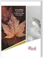 Rush Semi Rough A4 Notebook Ruled (268 Pages) - Pack of 4