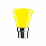 imee-Cone Shape Night LED Bulb (0.5 Watts | Yellow | Base B22)-Pack of 10