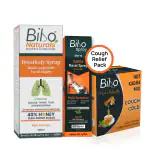 Bibo Cough Relief Pack | For All Coughs | Synergistic Effect | 3 Products | Syrup, Kadha & Spray