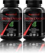 Naturewell Ultra Moringa Extract Capsules - Natural Moringa Leaves Powder, 60 Capsules Each (Pack Of 2)