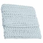 RSP Quality Bit Fabric Pearl Lace For Dresses , Craft and Home Decoration 9 Meter (White)