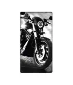Casotec Cool Harley Davidson Design Printed Silicon Soft TPU Back Case Cover for Sony Xperia R1 Plus