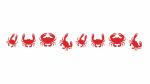 Tiki Times Crab Streamer 20.3cm x 2.44m Each for Luau/Hawaiian Theme Parties