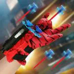 SAVREEN Spider Web Shooters for Kids,Spider Web Shooter,Spider Launcher Wrist Toys,Plastic Web Shooter for Spider-Man Theme,Spider Gloves Launcher Wrist Toys for Kids Boys Halloween Decor Toy,Red