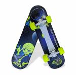 Jaspo Multicolor Turbo Fiber Beginner Skateboard 26 X 6.25 inch,8 Plus yrs