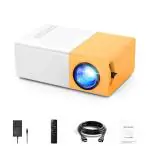 mPix Portable Ultra HD Projector LED Home Theater with Remote Control 