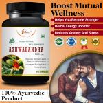 INLAZER Ashwagandha Capsules , Ashwagandha Capsules For Long Time Happiness Improves Memory Power & Immunity Level