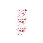 SIMPLY INKED New Mum Temporary Tattoo, Letter Tattoo for all (New Mum tattoo)