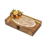 CELESTE 18 CHOCOLATE WOODEN BOX-FESTIVE GIFITING- TRUFFLE CHOCOLATE- REUSABLE BOX-CELEBRATE WITH CELESTE