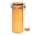 Pure Source India Orange Glass Jars & Containers Standard1500 Milliliters