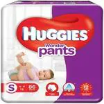 Huggies Huggies Dry Pant Diapers with Bubble Bed Technology - S (86 Pieces) - S (86 Pieces)