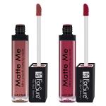 FS ForSure Matte Me Non Transferable Vitamin E Matte Liquid Lipstick (Pack of 2) Multicolor