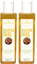 Park Daniel Premium Cold Pressed Castor Oil, 200 Ml Each (Pack Of 2)