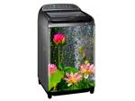 Divinedesigns Multicolor Vinyl Lilly Flower And Rose Washing Machine Sticker - 61 X 89 Cm