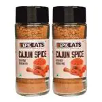 EpicEats Cajun Spice Seasoning Combo Pack (45g x 2) | Dispenser Bottle, All Natural, Moderate Spicy, Flavour Burst