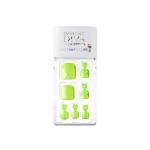 Dashing Diva Magicpress Delight Green, Day To Night, Short, Square Shaped Press On Nails I Korean Nails I Short, Square Shaped Press On Nails | Long Lasting Stick On Gel Nails | Lasts Up to 7 Days | Contains 30 Stick On Nails