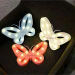 SHANAYA Butterfly Shape Plastic LED Marquee Light - 18.5 x 3 x 27.5 cm