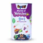 LEAPBRIDGE 2in1 World of Vehicles & Monster Clash Augmented Reality Flash Card Game