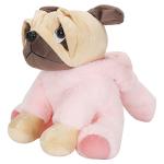 Fuzzbuzz 24Cm Pug With Bunny Hoodie Soft Toy for kids 3Y+, Multicolour