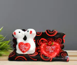 CraftVatika Love Teddy Bear I Love You Couple Gift Home Decoration Showpiece