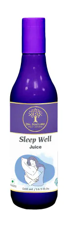 Dr. Nature Sleep Well Juice Blend with Ashwagandha, Valerian, and Shankhpushpi | Use in Stress Relieving, Relaxing Peaceful Sleep and Reduces Anxiety Health Drink (500ml)