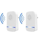 PESTGO PLUS Ultrasonic Pest Repellent Machine to Repel Lizard, Rat, Cockroach, Mosquito, Home Pest & Rodent Repelling Aid for Reject Ants for Reject Insect Mosquito Killer Machine Lizard (Pack Of 2)