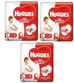 Huggies Dry Pants Baby Diapers Large 21 Pieces |Pack of 3