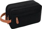 Oceanevo Men Black Toiletry Shaving Kit Bag for Home and Travel (Pack of 1)