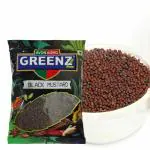 Greenzz Black Mustard Seed, Aavalu Seeds, Rai/Kaduku, Kali Sarson ke Beej, Pack Of 4x100 gm