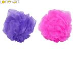 Lonekart Big Round Loofah for Bathing Pack of 2 (Purple, pink)