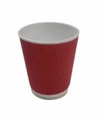 KANTA 150 ml Maroon Ripple Paper Cups