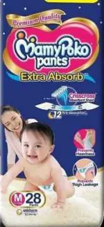 MamyPoko Medium-28 Pants - M (28 Pieces)