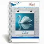 Rush A4 Size 200 Pages Spiral Notebook Ruled (Pack of 3) Spiral Note Books