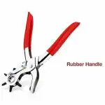 axaka Revolving Leather Belt Hole Punch Plier with Multi Tool Manual Belts Puncher Maker Machine