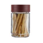 Cello Modustack Glassy Storage Jar, Stackable, Clear, 750Ml, Maroon, Medium (Model Number: Clo_Gls_Mdustck_750Ml_Mrn)