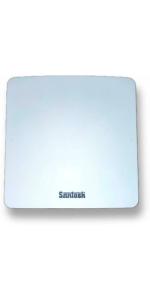 Santosh 6 Inch Axial Square 150 mm Energy Saving 7 Blade Exhaust Fan (Square, Pack of 1)