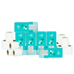 IMVELO GREEN YOUR HYGIENE 2ply Toilet Papers | Pack of 6 - 2 Rolls each Pack | 180 Pulls Each Roll (2160 Pulls)