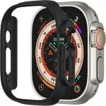 RUPELIK (iWatch Bumper Case 49mm Black) iWatch Shockproof Bumper Case Cover for Apple iwatch Series 8 , Ultra 49mm iWatch Bumper Case Cover (Black)