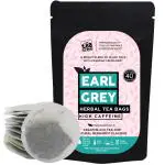Earl Grey Tea Bags - Natural Bergamot Flavor Blended with Fine Assam Black Tea by The Tea Trove