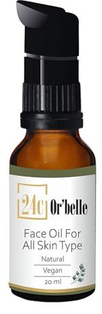 24C OR'BELLE Face oil For All Skin types with natural ingredients to nourish skin