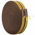 BHERUBANDH Self-Adhesive Doors and Windows Sealing Strip Tape Sound Proof Dust Proof Doors and Windows Seal Strip Rubber Tape Weatherstrip Rubber Tape (Pack of 1)