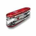 Victorinox Swiss Army Knife - Huntsman lite - 21 Functions, Multitool with LED- Red, 91 mm