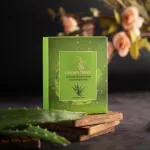 GOLDEN TREEZ Natural Handmade Aloevera Soap For Glowing Skin And Antiwrinkle , 115 Gram (Pack of 1)