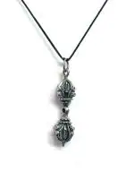 Astroghar Tibetan Nepali Lucky Charm Vajra Dorje Metal Pendant For Men And Women