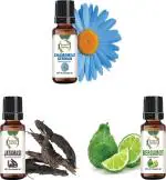 botanic garden Spikenard, Bergamot, Chamomile Essential oil for Psoriasis-10ml each (30 ml)