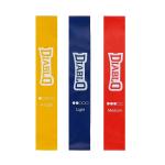 DIABLO Multicolor Rubber Resistance Band (Pack of 3)