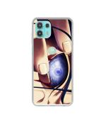 Casotec Anime Naruto Eye Design Printed Silicon Soft TPU Back Case Cover for Motorola edge 20 Fusion