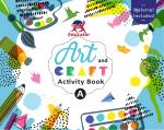 Art and Craft Activity Book A for 3-4 Year old kids with free craft material Pegasus Paperback 48 Pages